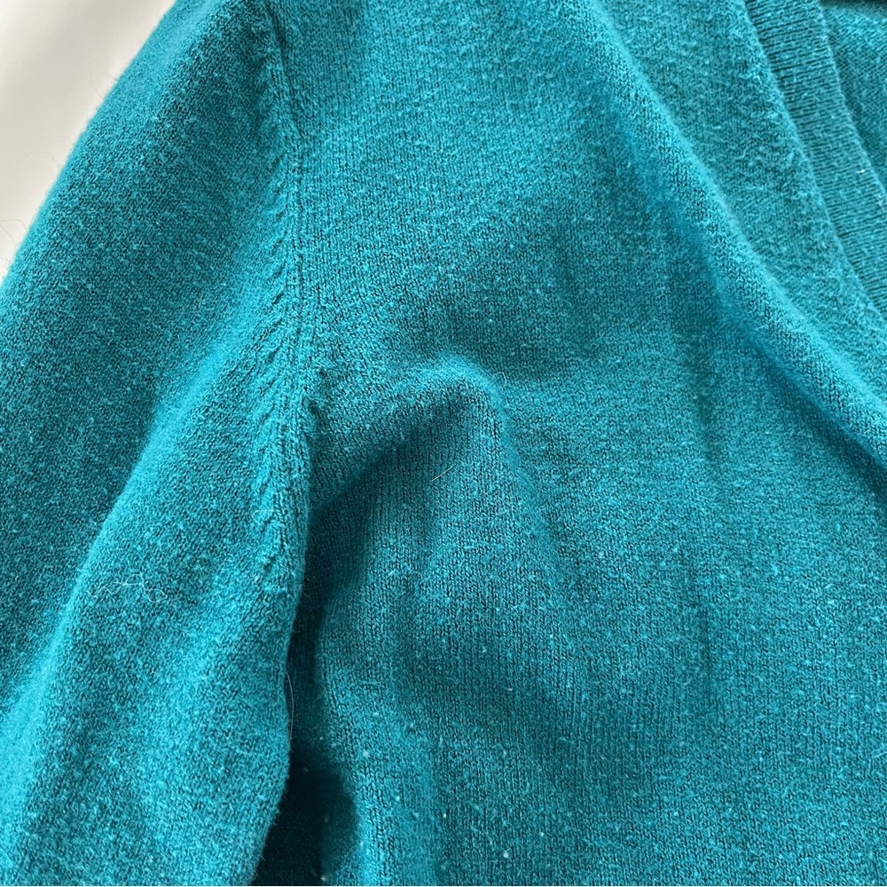 GAP Teal Button-Front Cardigan - Picture 3 of 5